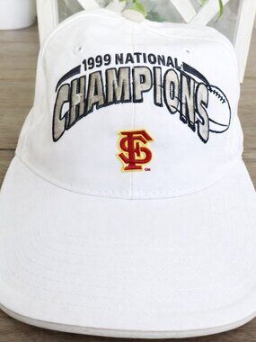 Vintage Florida State FSU 1999 National Champions Hat Nokia Sugar Bowl 2000 Snap